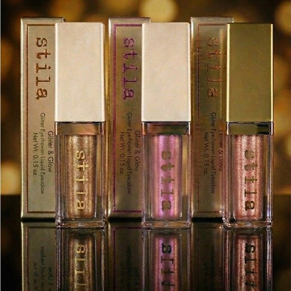 New 3-Pack Stila GLISTEN & Glow Ombré Eyeshadow Set Playa, Oasis, Wanderlust - Picture 2 of 12